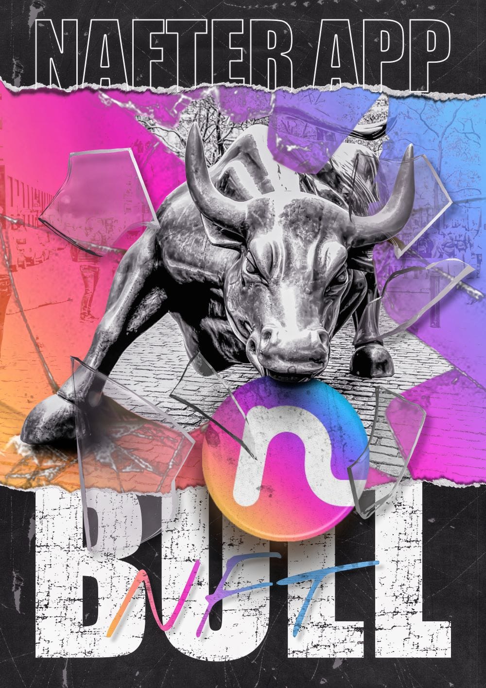 Charging Bull Poster